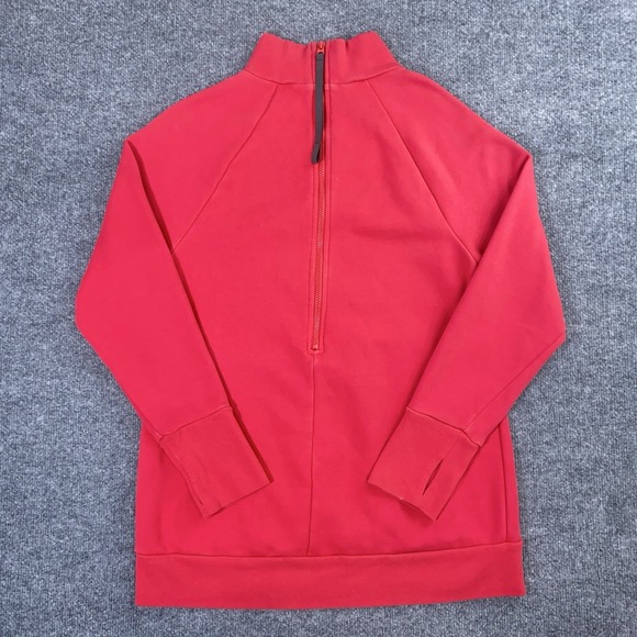 Fabletics Tops - Fabletics Zaylee Funnel Neck II Tunic Sweatshirt Women's Medium Red Athleisure